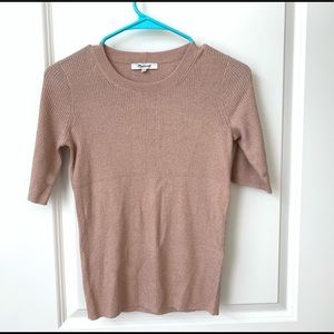 Madewell dusty pink sweater